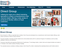 Tablet Screenshot of directgroup.com.au